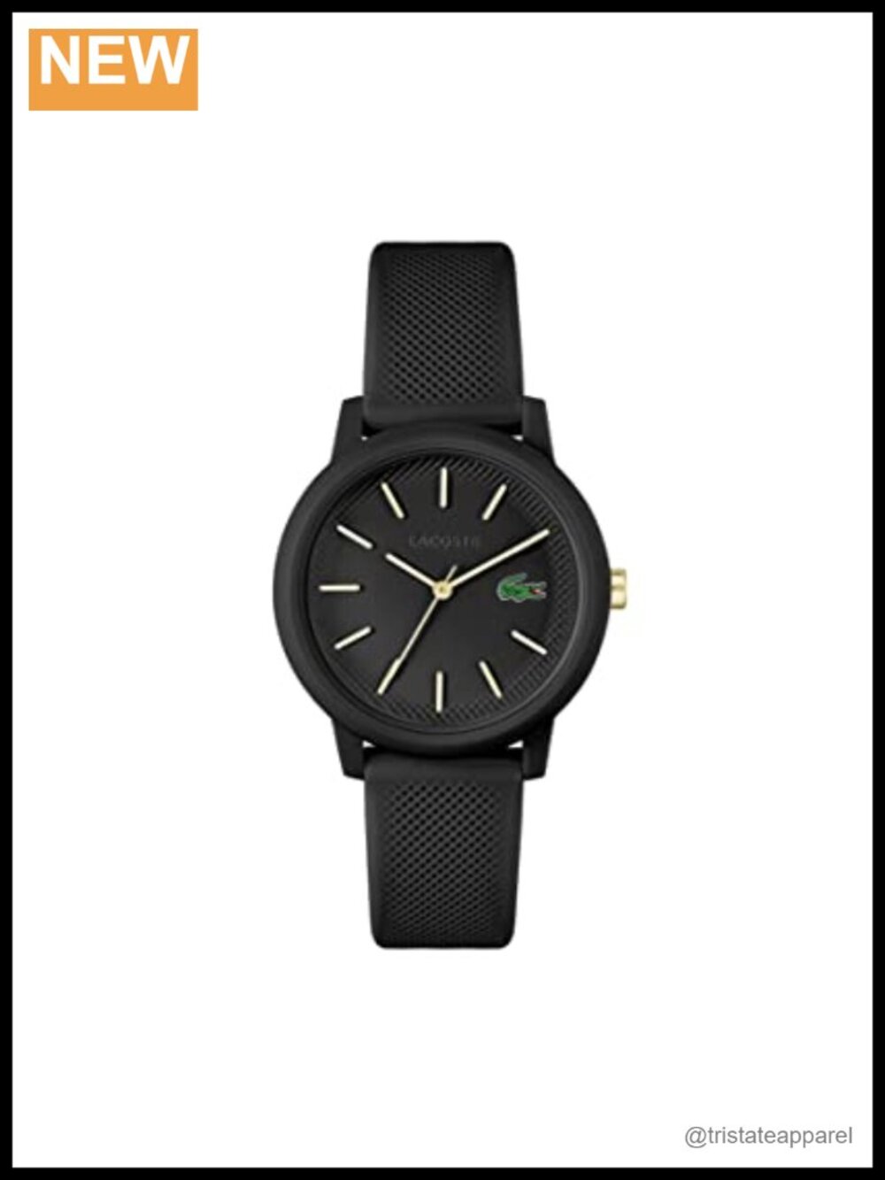 Lacoste 12.12 Women's Quartz Watch TR90 Case Silicone Strap Mineral Crystal